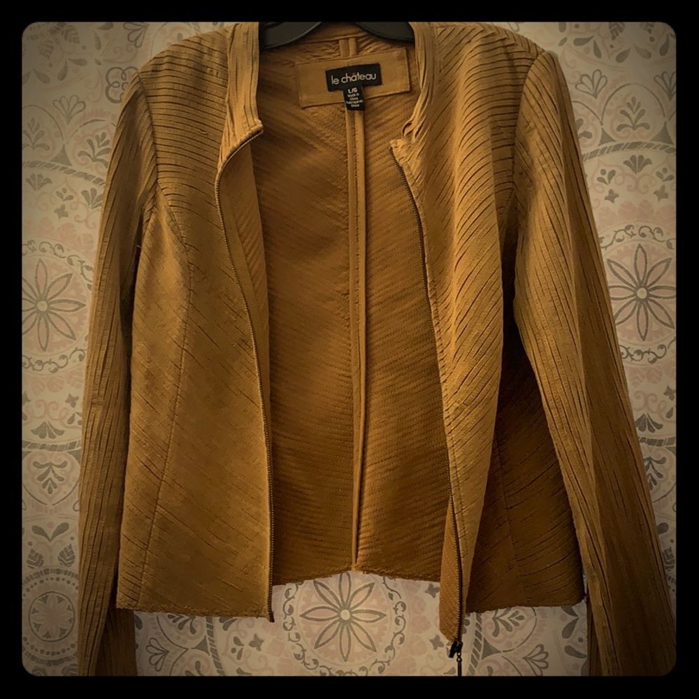 Vintage Le Château leather jacket